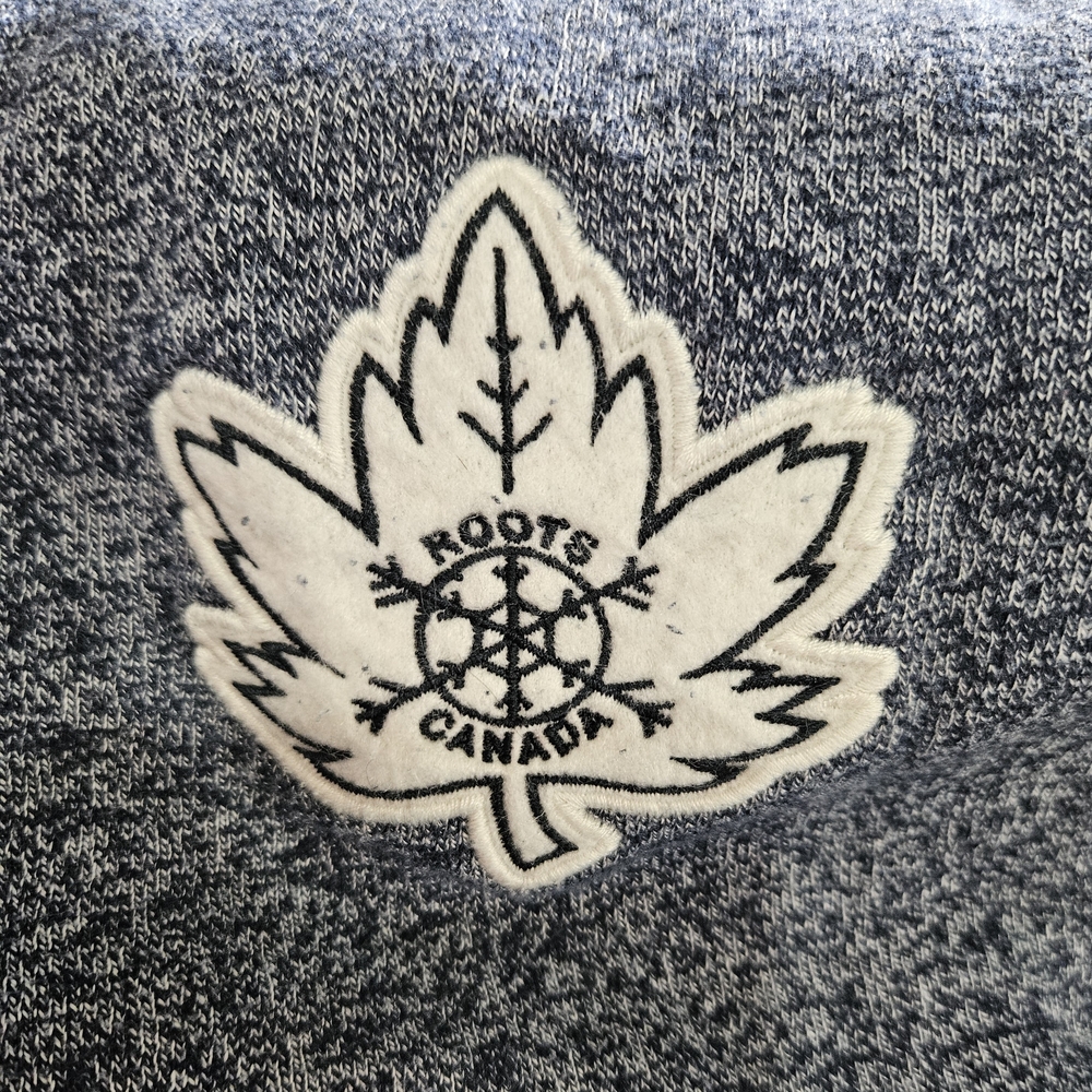 Men's Heathered Blue Roots Hoodie - Picture 5 of 8